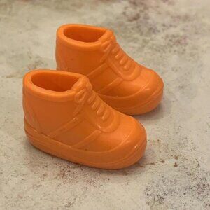 Barbie Orange High Top Sneakers Doll Shoes Arch Foot Fashionistas Mattel
